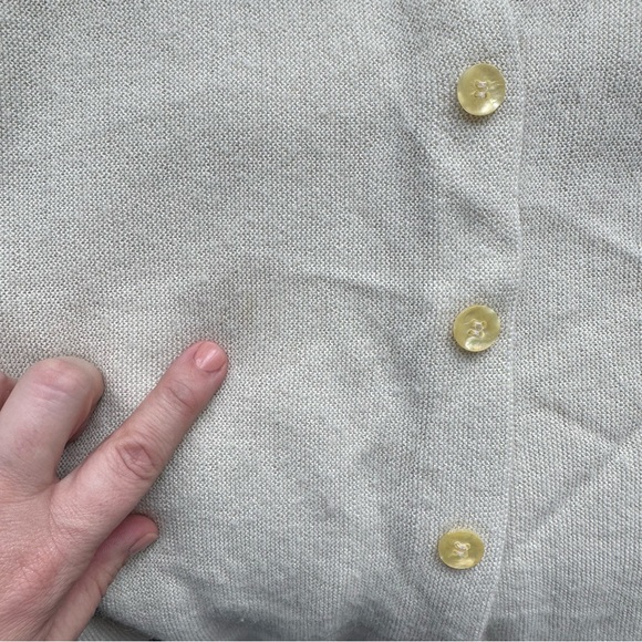 Vintage Dior Cream grandpa Cardigan with Logo - Picture 4 of 7